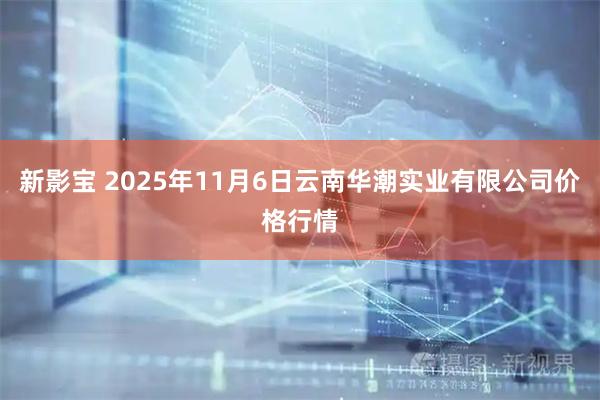 新影宝 2025年11月6日云南华潮实业有限公司价格行情