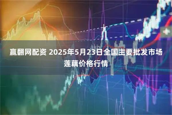 赢翻网配资 2025年5月23日全国主要批发市场莲藕价格行情